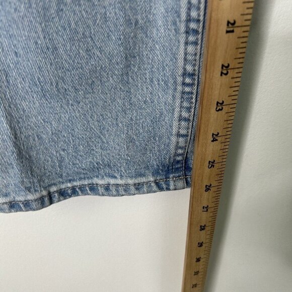 Gap Cheeky Straight High Rise Jeans Womens Size 29 Ankle Distressed Button Fly - Picture 5 of 10